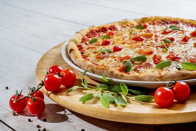 A pizza